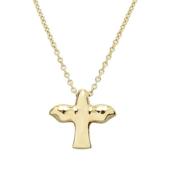 Tiffany & Co. 18k YG  Bird Cross - Picture 5 of 14